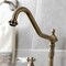 Kingston Brass Widespread Kitchen Faucet, Antique Brass KB1793WLLLS - alternate 2